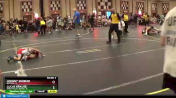 46 lbs Round 2 (6 Team) - Johnny Shubiak, Buxton vs Lucas Krause, Steel Valley Silver