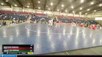 138 lbs Semis & 1st Wrestleback (8 Team) - Brayden Robison, UTAH1 vs Henry Dillingham, Oregon1