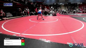 115 lbs Rr Rnd 2 - Hadliee Peters, Salina Wrestling Club vs Jordan Allison, Glenpool Warriors