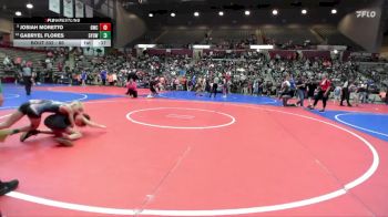 86 lbs Champ. Round 1 - Josiah Moretto, Gravette Wrestling Club vs Gabryel Flores, Gentry Youth Organization Wrestling