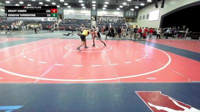 174 lbs Champ. Round 1 - Brady Simms, Emmanuel University vs Kendon Turrentine, Central Baptist (Ark.)