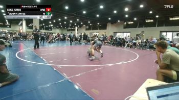132 lbs Quarterfinal - Aden Cortez, Pace HS vs Luke Jones, Wolf Pack Wrestling Club