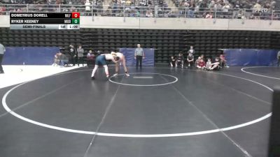 152 lbs Semifinal - Dometrius Dorell, Milford vs Ryker Keeney, Middletown