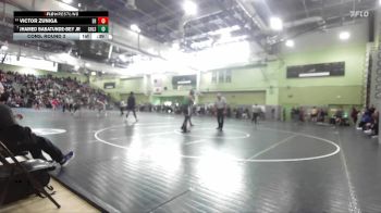 215 lbs Cons. Round 3 - Jhamed Babatunde-Bey Jr, GRANADA HILLS vs Victor Zuniga, EAGLE ROCK