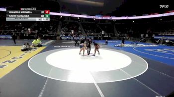 235 lbs Cons. Semi - Naomi Gonzalez, Valley Stream North-8 vs Khamya`J Maxwell, Lockport-6