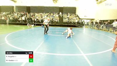 83-M lbs Semifinal - Rocco Augello, Barn Brothers vs Malec Ksebe, McDonald Wrestling Academy