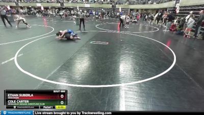 100 lbs Round 3 - Ethan Suberla, Wisconsin vs Cole Carter, Kewaskum Indians Wrestling Club