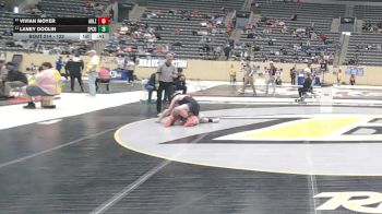 132 lbs Cons. Round 2 - Laney Doolin, Spencer County vs Vivian Moyer, Ashland Blazer