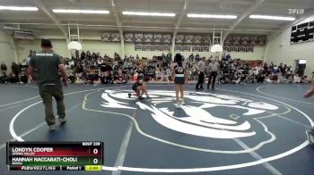 114 lbs Quarterfinal - Hannah Naccarati-Cholo, Basha vs Londyn Cooper, Spring Valley