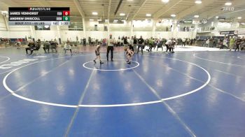 68 lbs 3rd Place - James Venhorst, Fishercats vs Andrew Driscoll, Dedham