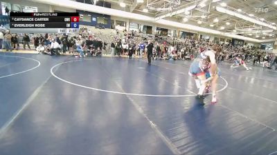 145 lbs 3rd Place Match - Caydance Carter, Cougars Wrestling Club vs Everleigh Rose, ETC Wrestling