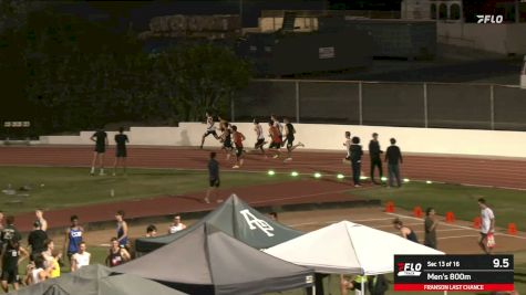 Men's 800m, Prelims 13