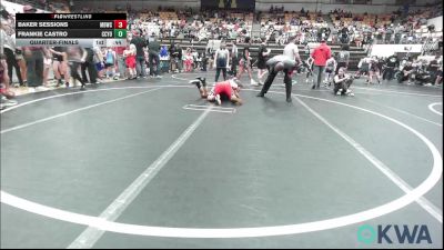 Quarterfinal - Baker Sessions, Mustang Bronco Wrestling Club vs Frankie Castro, CCYO