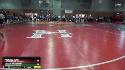 197 lbs Cons. Round 3 - Michael Nunn, Lincoln Memorial University vs Caled Dickerson, Jarvis Christian College