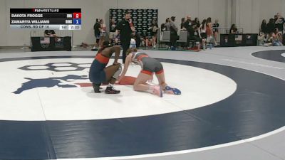 145 lbs Cons. Rd Of 16 - Dakota Frogge, Sanderson Wrestling Academy vs Zamariya Williams, Rockwall-Heath High School Wrestling