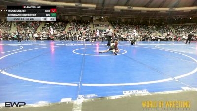 55 lbs Round Of 32 - Ridge Deeter, Sanderson Wrestling Academy vs Cristiano Gutierrez, Region Wrestling Academy