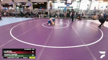 106 lbs Semifinal - Cj Reyes, Ohana HQ Wrestling vs Patrick Emmer, Liberty Warriors Wrestling Club