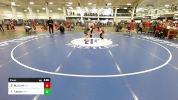 98 lbs Final - Sorae Bukoski, ME Trappers WC vs Allison Patten, Iron Faith WC