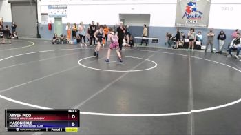 102 lbs Quarterfinal - Mason Ekle, Mid Valley Wrestling Club vs Aryeh Pico, Pioneer Grappling Academy