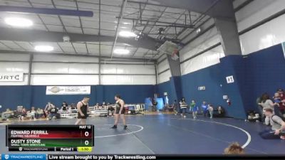 195 lbs Round 3 - Dusty Stone, Small Town Wrestling vs Edward Ferrill, Fighting Squirrels