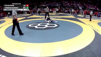 D1-157 lbs Champ. Round 1 - Dylan Frass, Olen. Liberty vs Brennan Warwick, Mass. Perry