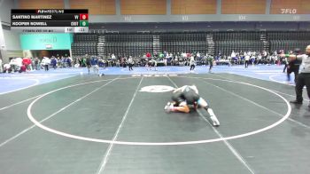 120 lbs Consi Of 32 #2 - Santino Martinez, Volcano Vista vs Kooper Nowell, Canyon View UT