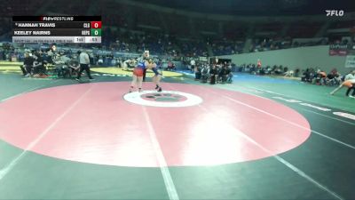 4A/3A/2A/1A Girls 235 Cons. Round 2 - Hannah Travis, Central Linn Girls vs Keeley Nairns, Heppner Girls