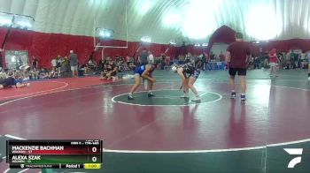 129-140 lbs Round 1 - Mackenzie Bachman, Waukon vs Alexa Szak, Holmen