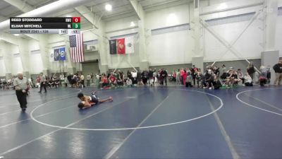 126 lbs Cons. Round 5 - Elijah Mitchell, Timpanogos Wrestling vs Reed Stoddard, Logan Grizz