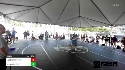 155 lbs Quarterfinal - Isabel Zabronsky, NorCal Queens vs Liliana Mendez, Wolves Den WC