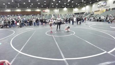 5th Place - Evalin Thompson, Nor Cal's Finest Wr Ac vs Magdalena Burlingham, Sparks Wrestling