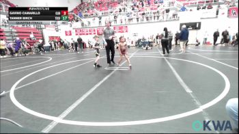 46 lbs Consi Of 8 #2 - Caleb Carraway, Rough Riders vs Gavino Camarillo, Clinton Youth Wrestling