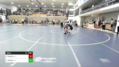 165 lbs Round Of 32 - Cole Nance, Bellarmine vs Jared Keslar, Pittsburgh