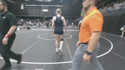 145 lbs Semifinal - Mak Gregg, Baker University vs Greta Garbuzovas, Tarleton State