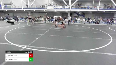 285 lbs Consi Of 16 #2 - Jamier Ferere, Naval Academy vs Karam Chakif, Lehigh University