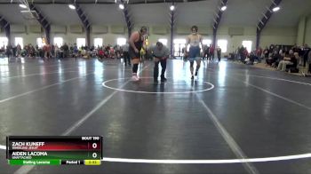 285 lbs Cons. Round 1 - Zach Kuneff, Wheeling Jesuit vs Aiden Lacoma, Unattached