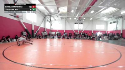 165 lbs Champ. Round 2 - Daniel Armendarez, Fresno City College vs Giovanni Ruiz, Bakersfield College