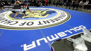 165 lbs Cons. Round 3 - Jamison French, Del Oro vs Jaxen Faust, Bishop Manogue