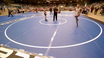 92 lbs Consolation - Jj Reeves, Midwest City Bombers Youth Wrestling Club vs Brody Becker, Jay Wrestling Club