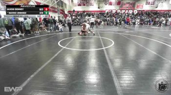 215 lbs Champ. Round 1 - Jaxob Denney, Matilda Torres High School vs Mateo Jimenez, St Francis