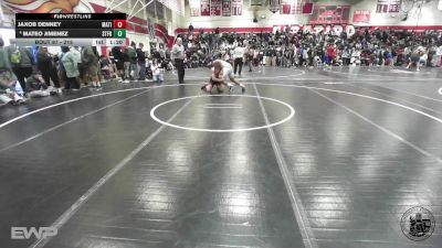 215 lbs Champ. Round 1 - Jaxob Denney, Matilda Torres High School vs Mateo Jimenez, St Francis