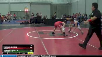 132 lbs 2nd Wrestleback (16 Team) - Michael Tharpe, Indiana vs Maddox Casella, Kansas Blue