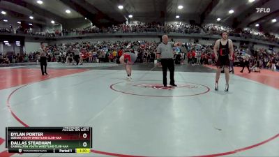 235 lbs Champ. Round 1 - Dallas Steadham, Carrollton Youth Wrestling Club-AAA vs Dylan Porter, Odessa Youth Wrestling Club-AAA