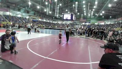 40 lbs Round Of 16 - Dawson Harrison, Colorado Outlaws vs Rosie Chavez, Duran Elite