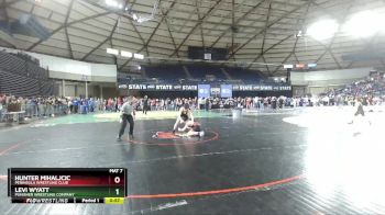 132 lbs Champ. Round 1 - Hunter Mihaljcic, Peninsula Wrestling Club vs Levi Wyatt, Punisher Wrestling Company