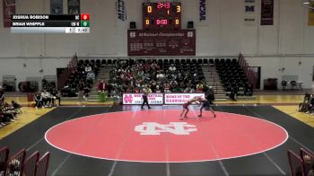 141 lbs Joshua Robison, North Central vs Brian Whipple, Wisconsin-Whitewater