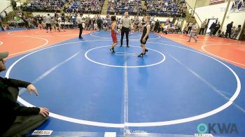 90 lbs Rr Rnd 1 - Cruz ALSBURY, Miami Takedown Club vs Nathaniel "Nate" Rounds, Collinsville Cardinal Youth Wrestling