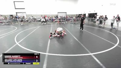 98 lbs Round 1 - Hawke Garrett, Team Nazar Training Center vs Braden LaPlante, Askren Wrestling Academy