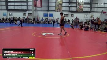 175 lbs Semis & 1st Wb (8 Team) - Kamar Brown, BEASTWORKS WRESTLING CLUB vs Jay Giron, WILD BUFFALO WRESTLING CLUB