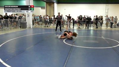 90 lbs Consi Of 16 #1 - Cullen Morgan, MI vs Jonathan Bexfield, UT